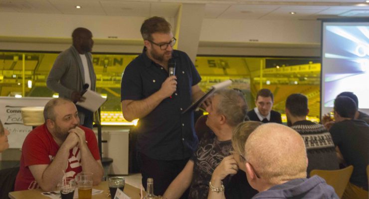 Hosts Rob Butler and Adrian Forbes