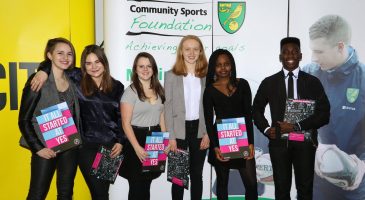 NCS teens graduate at Carrow Road