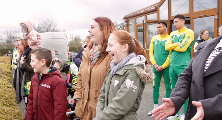 One family watches the first team train