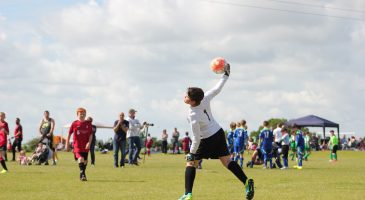 Goalkeeper at the Summer Cup