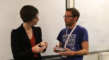 Chloe Smith MP visits Terrence Higgins Trust charity