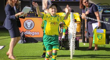 Ollie at Carrow Road