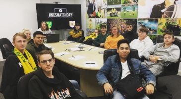NCS graduates enjoy day at Carrow Road