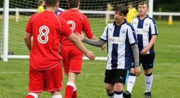 West Brom handshake