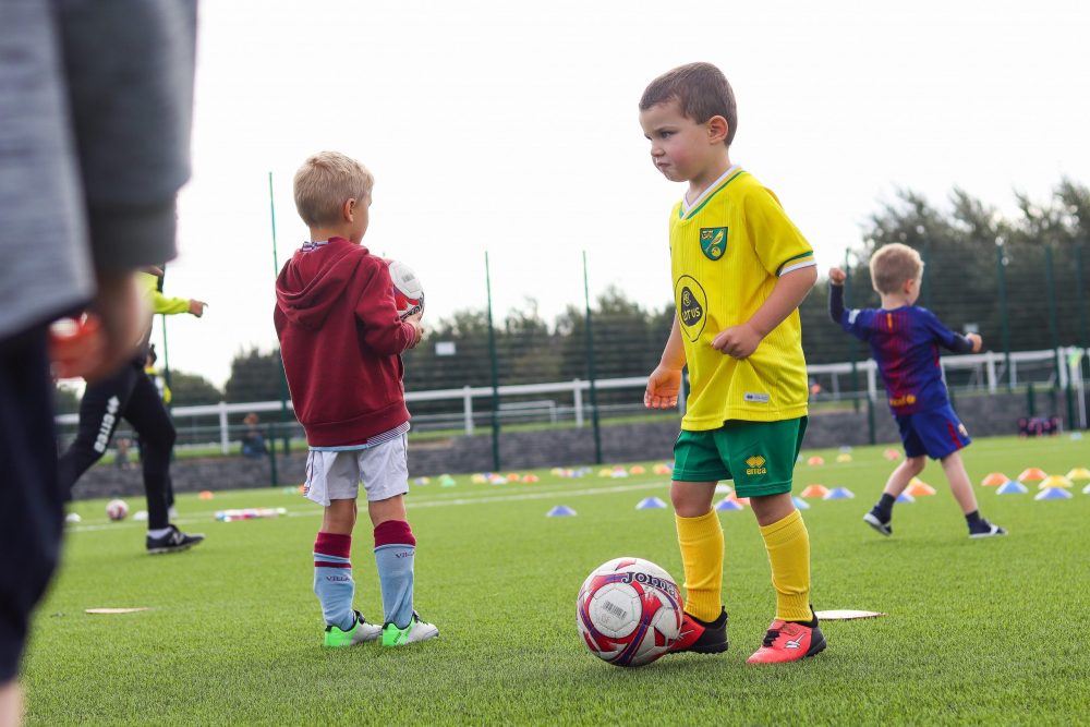 Mini Kickers taster Norwich City Community Sports Foundation