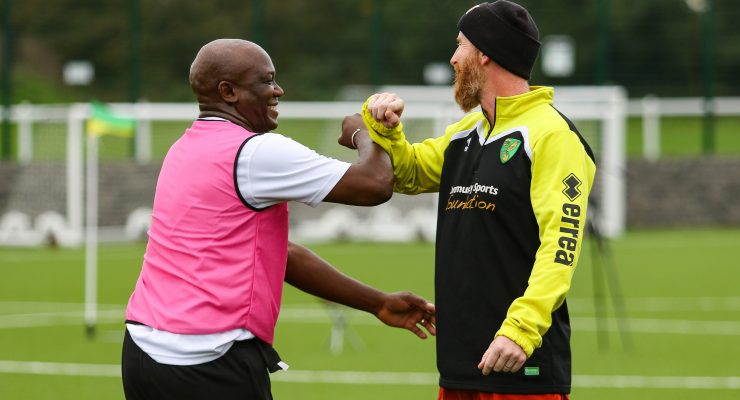 Iwan Roberts walking football