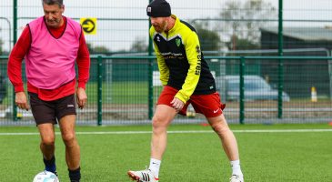 Iwan Roberts walking football