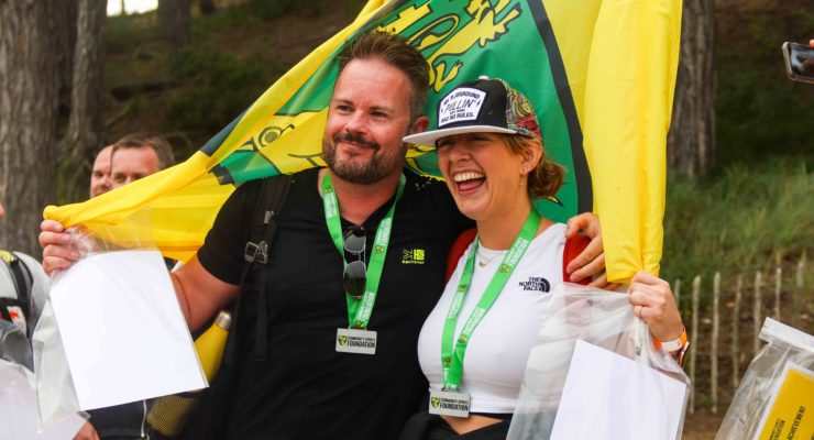 Walkers celebrate end of the Coastal Walk Challenge