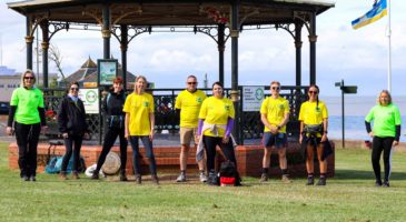 Walkers at Hunstanton