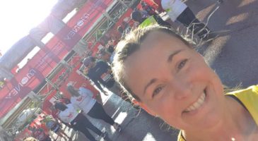 Fran Brown at London Marathon 2021