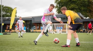 Corporate football at The Nest