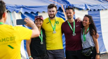 Group of people having their photo taken