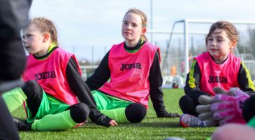 Girls on the Foundation's programme