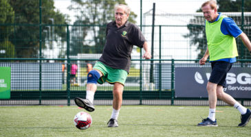 a walking footballer