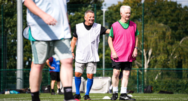 a walking footballer