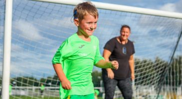 Disability football session at the Nest