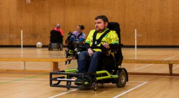Powerchair participant