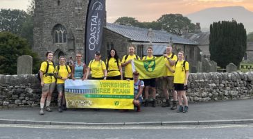 Walkers Conquer Scorching September Three Peaks