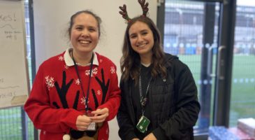 Realising Potential participant and officer Ellie Dickinson smiling