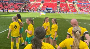 Thorpe St Andrew on Wembley pitch