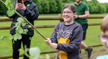 Realising Potential participants visit Banham Zoo