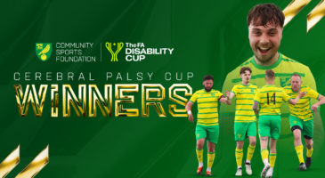 Norwich City Cerebral Palsy Football team win CP Cup