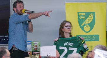 Norwich City shirt auction