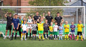 Harry Darling & Sam Field make surprise visit to Football Camps