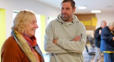 Grant Holt with a woman 