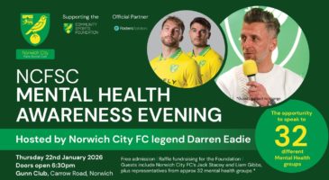 NCFSC Mental Health Awareness Evening at Carrow Road