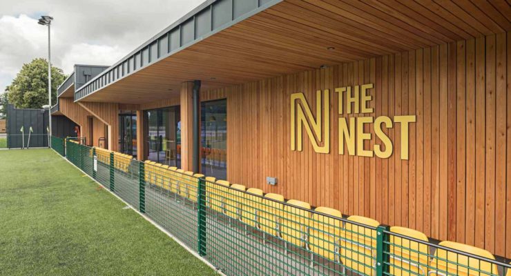 View of the norfolk hire pitch