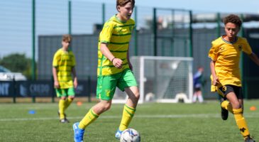 Norwich player on the ball