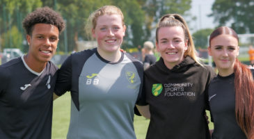 Hemp with coach and two participants