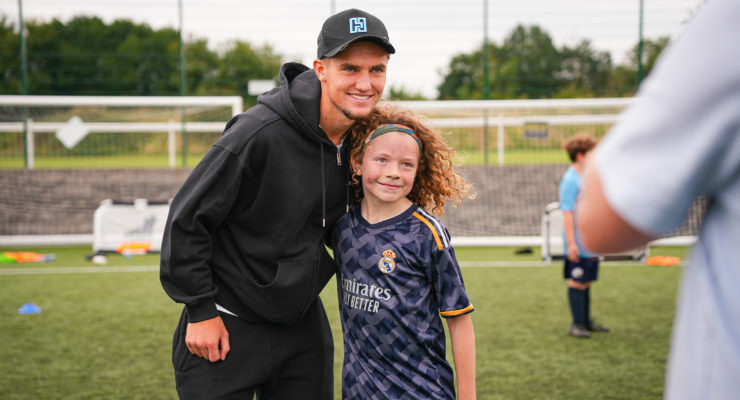 Jacob Wright at Soccer Schools at The Nest