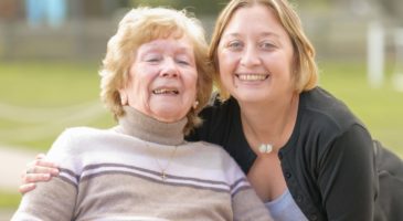 Dorothy and her grandaughter Kirsty