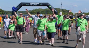 Taking part in Lap Lotus, our accessible challenge