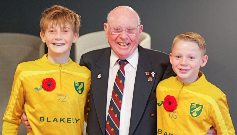 Veterans supported by Norwich City Academy