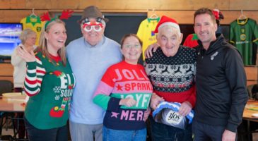 Adam Drury makes surprise festive visit to Duncan’s Club