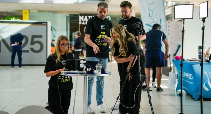 CODER team in action at Run Norwich Expo