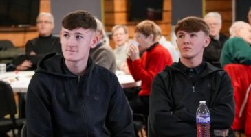 Norwich City Academy duo volunteer at Duncan’s Club
