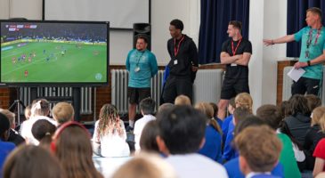 The Premier League Primary Stars assembly at Wensum Junior School