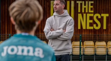 Kenny McLean visiting The Nest