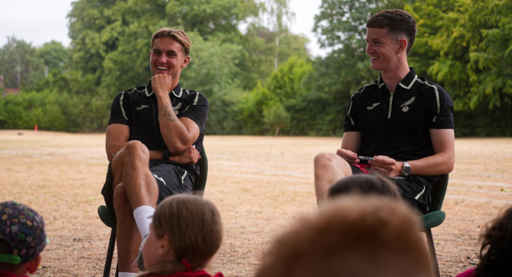 Kellen Fisher & Jacon Wright surprise Colman Schools pupils with end‑of‑year visit