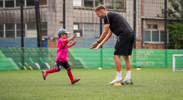 Harry Darling & Sam Field make surprise visit to Football Camps