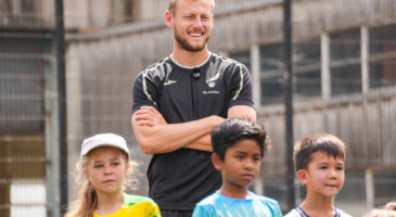 Harry Darling & Sam Field make surprise visit to Football Camps
