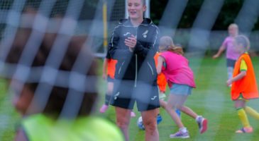 Poppy Groves & Emily Wallace inspire at Girls United Football Holiday Camps