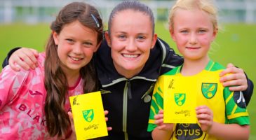 Poppy Groves & Emily Wallace inspire at Girls United Football Holiday Camps