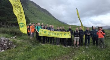 Fundraisers conquer the Three Peaks Challenge
