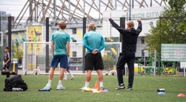 Andre Brooks and Pelle Mattsson bring summer excitement to Football Holiday Camps