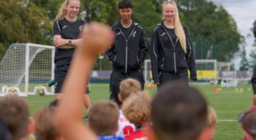 Norwich City Women trio drop into Football Holiday Camps at The Nest